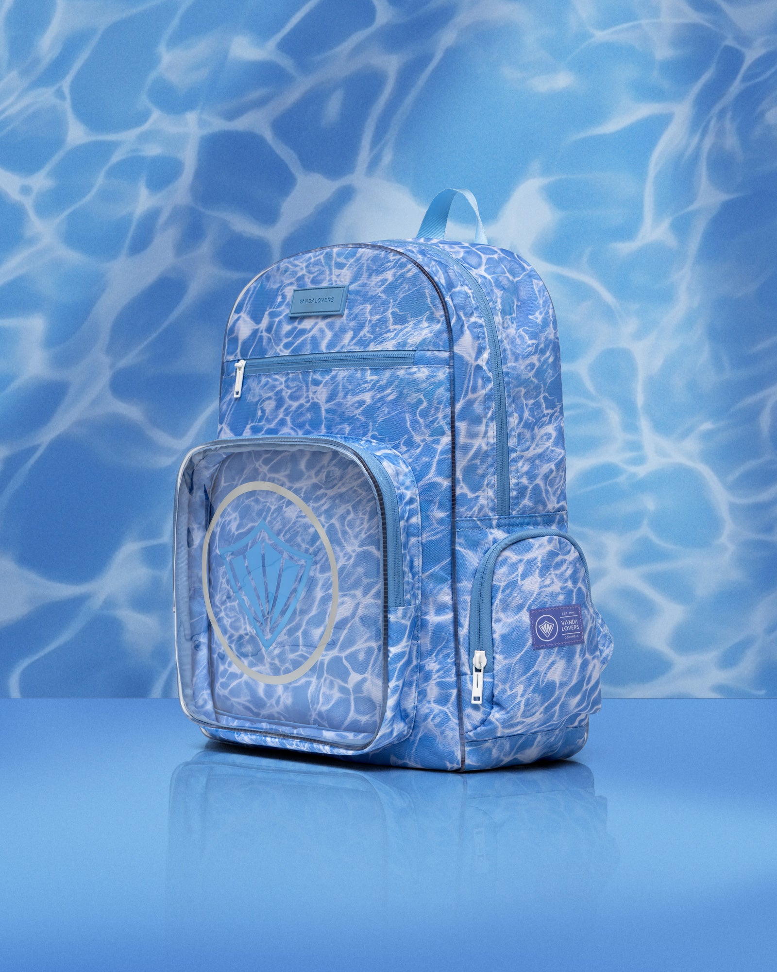 Morral Icon Water Shades Aqua Violet Blue