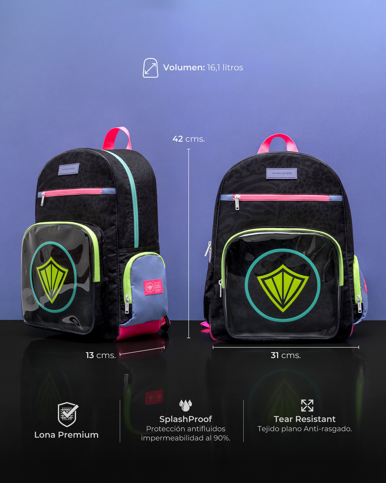 Morral Icon Nebula Black Violet Fun
