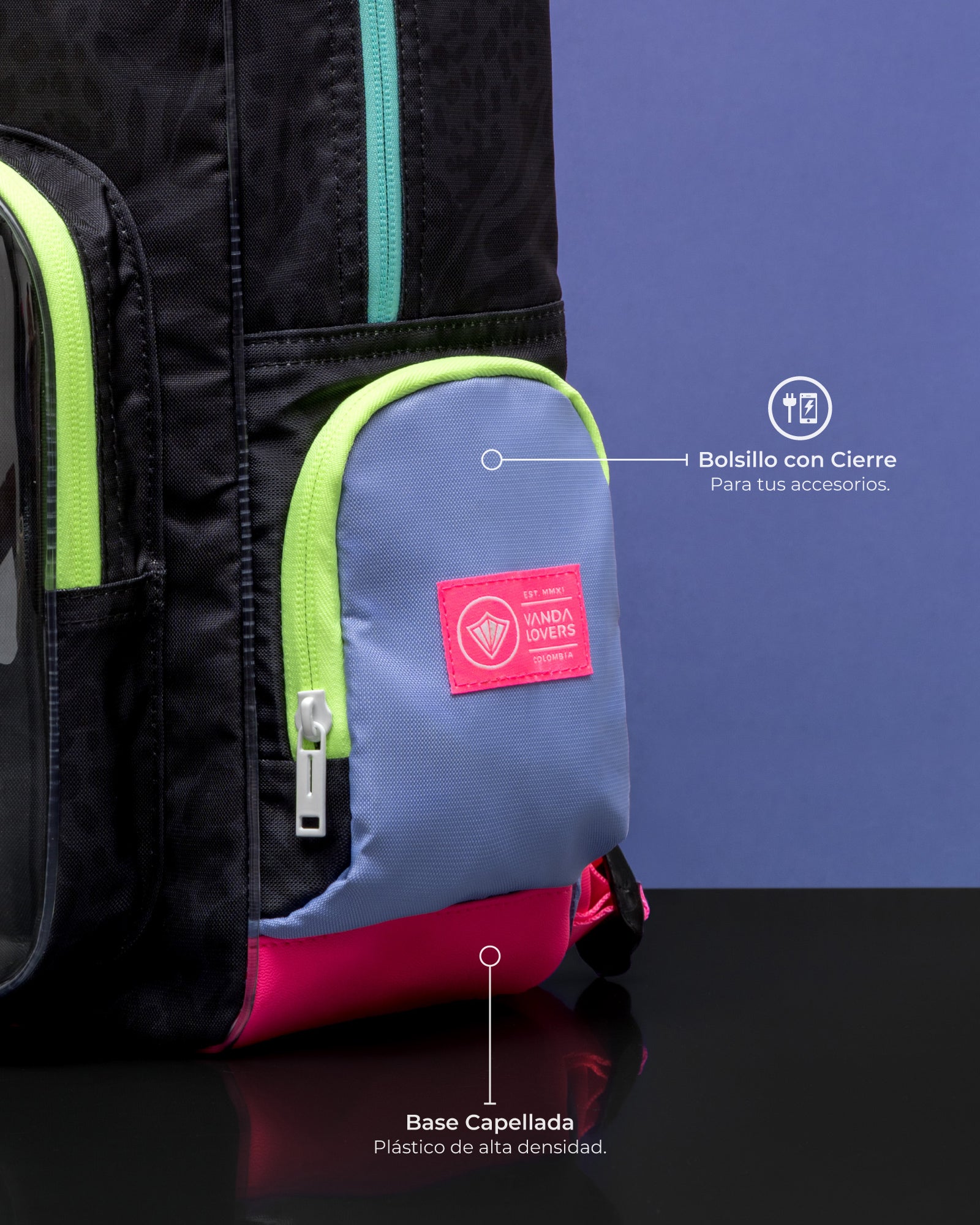 Morral Icon Nebula Black Violet Fun