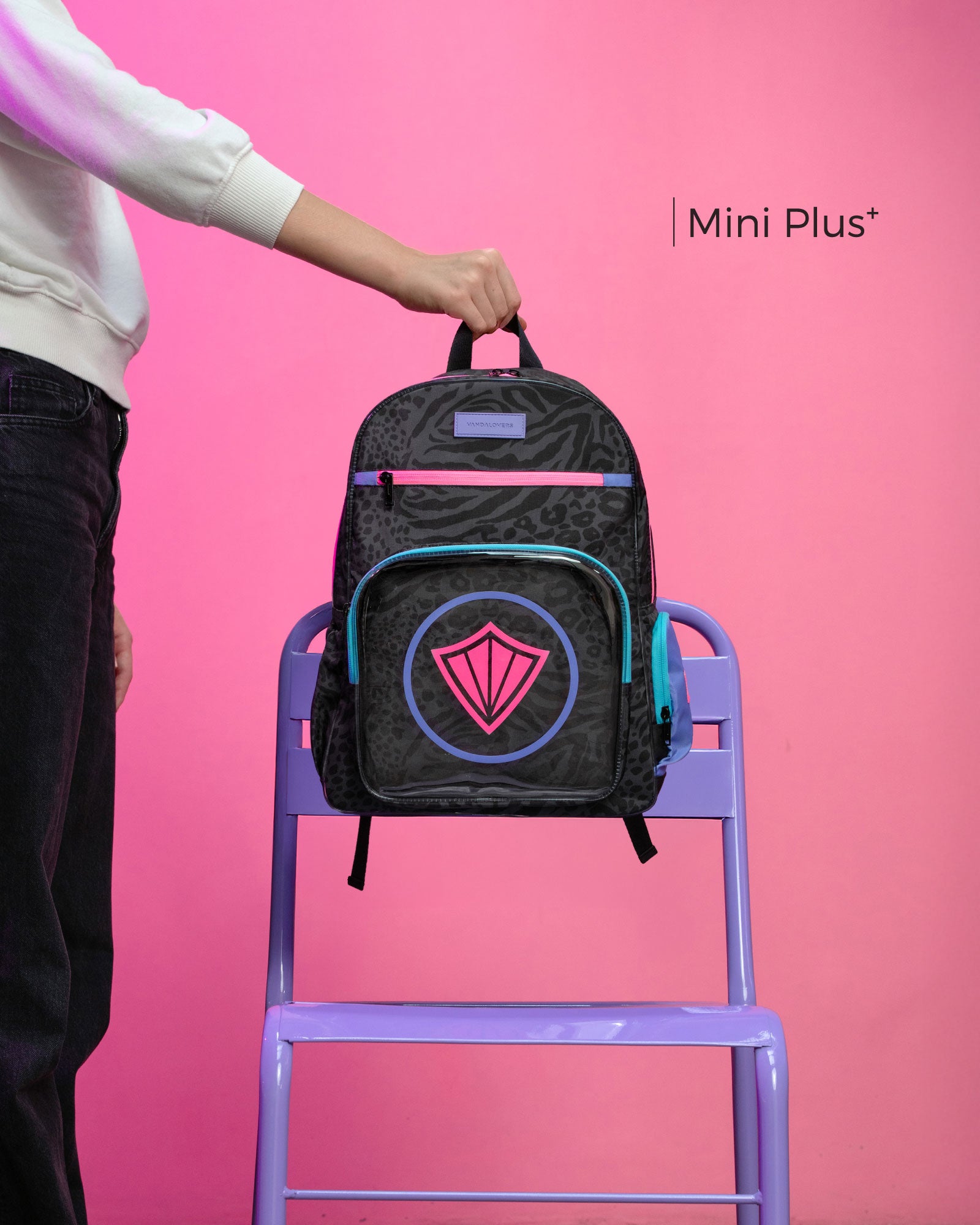 Morral Mini Plus Icon Nebula Black Violet AZPK