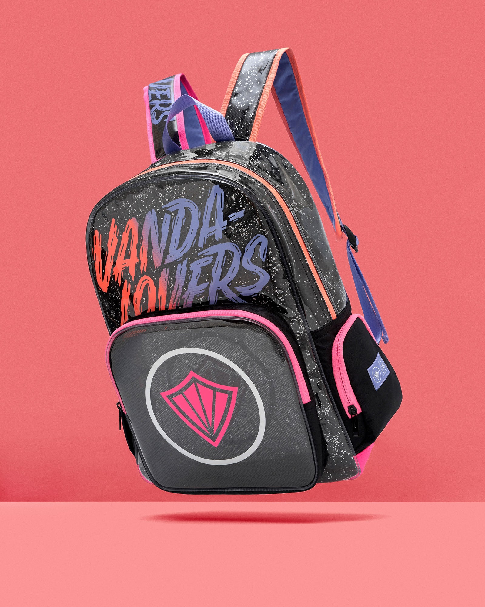 Morral Splash Supernova Black Violet Melón Pink