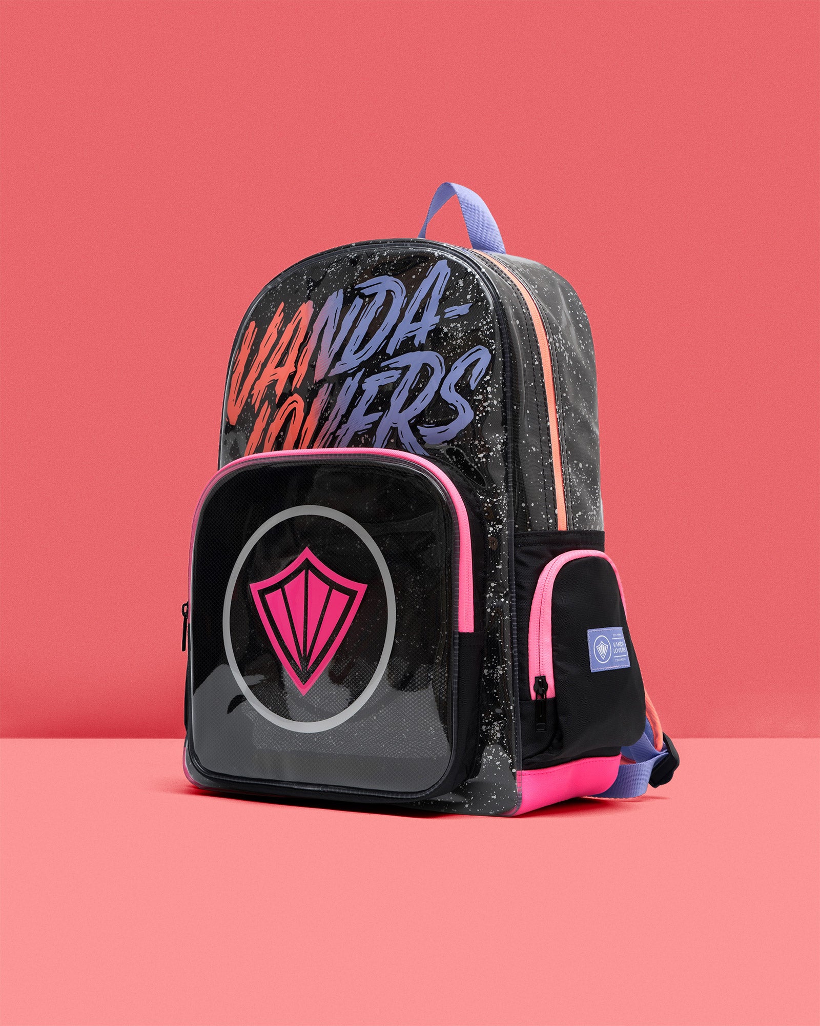 Morral Splash Supernova Black Violet Melón Pink