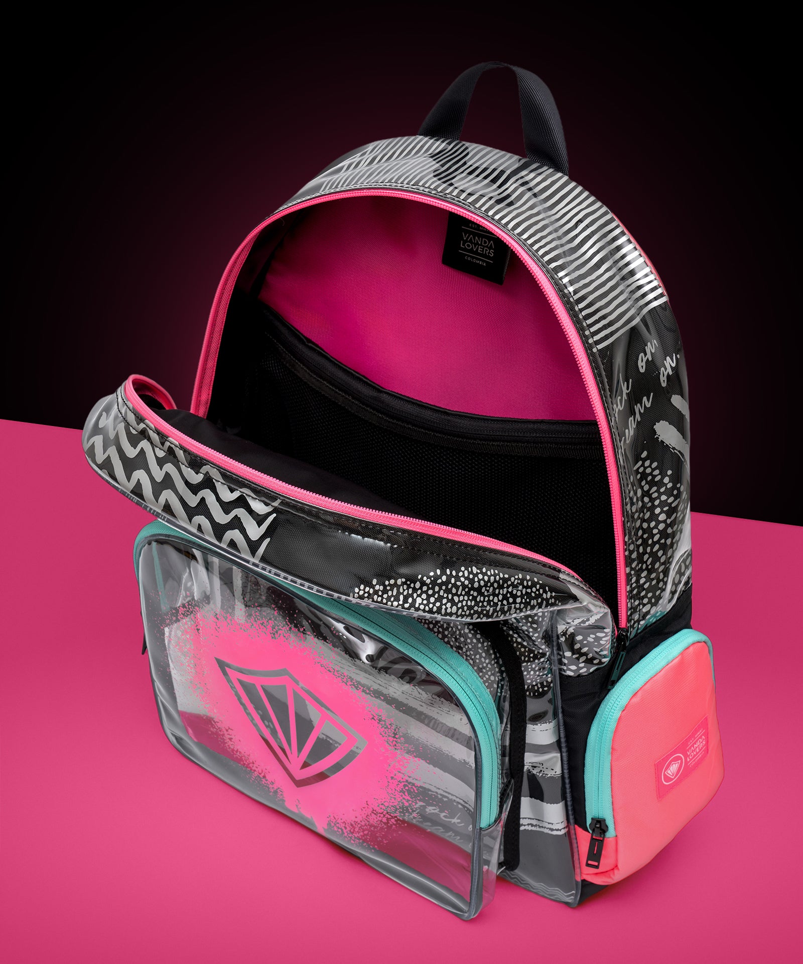 Morral-Strokes-Silver-Black-Aqua-Pink-Diagonal-Abierto.jpg