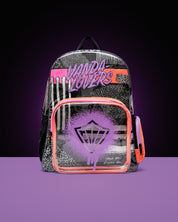 Morral Strokes Silver Black Violet Melon Pink