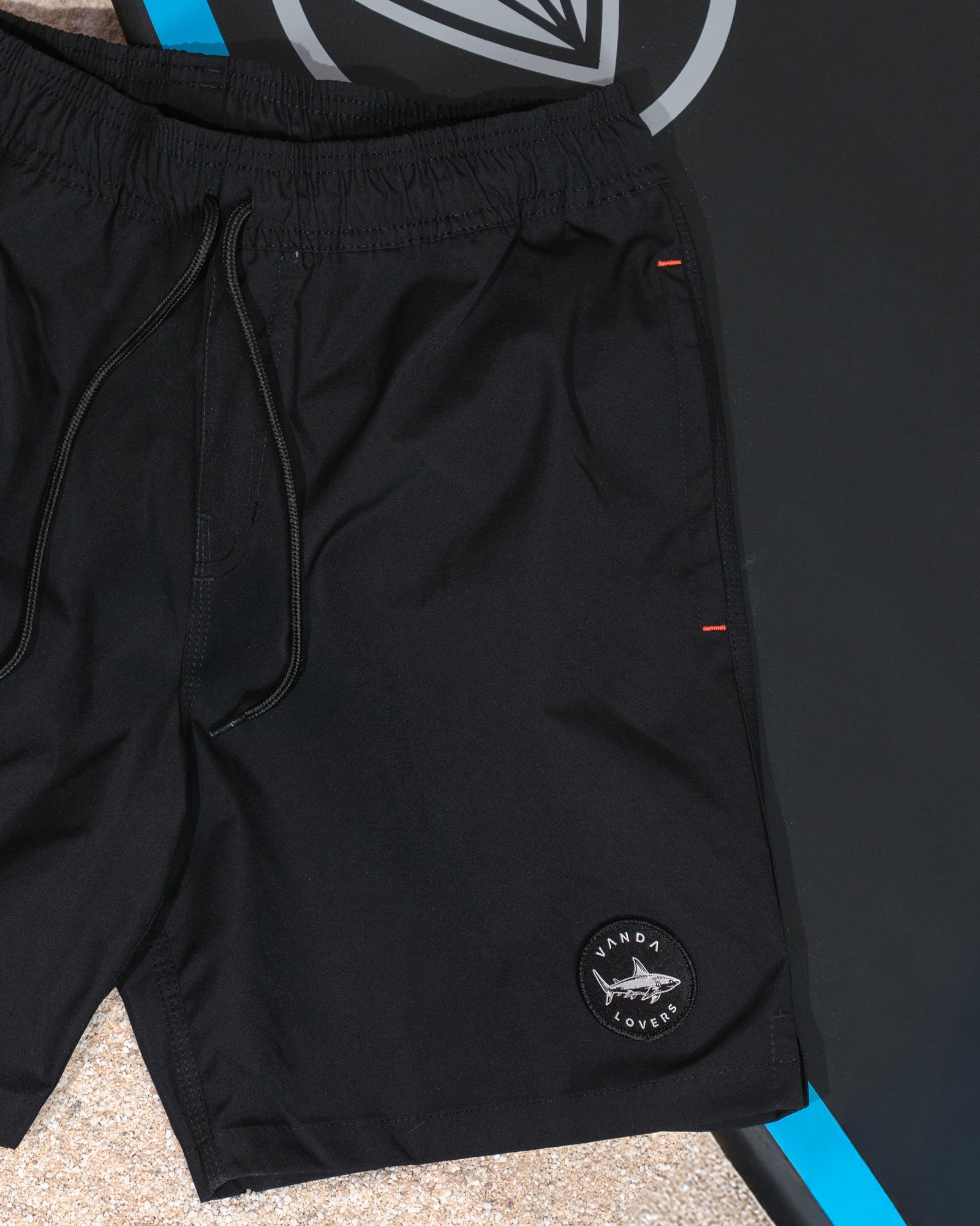 Pantaloneta Icon Shark Black SN