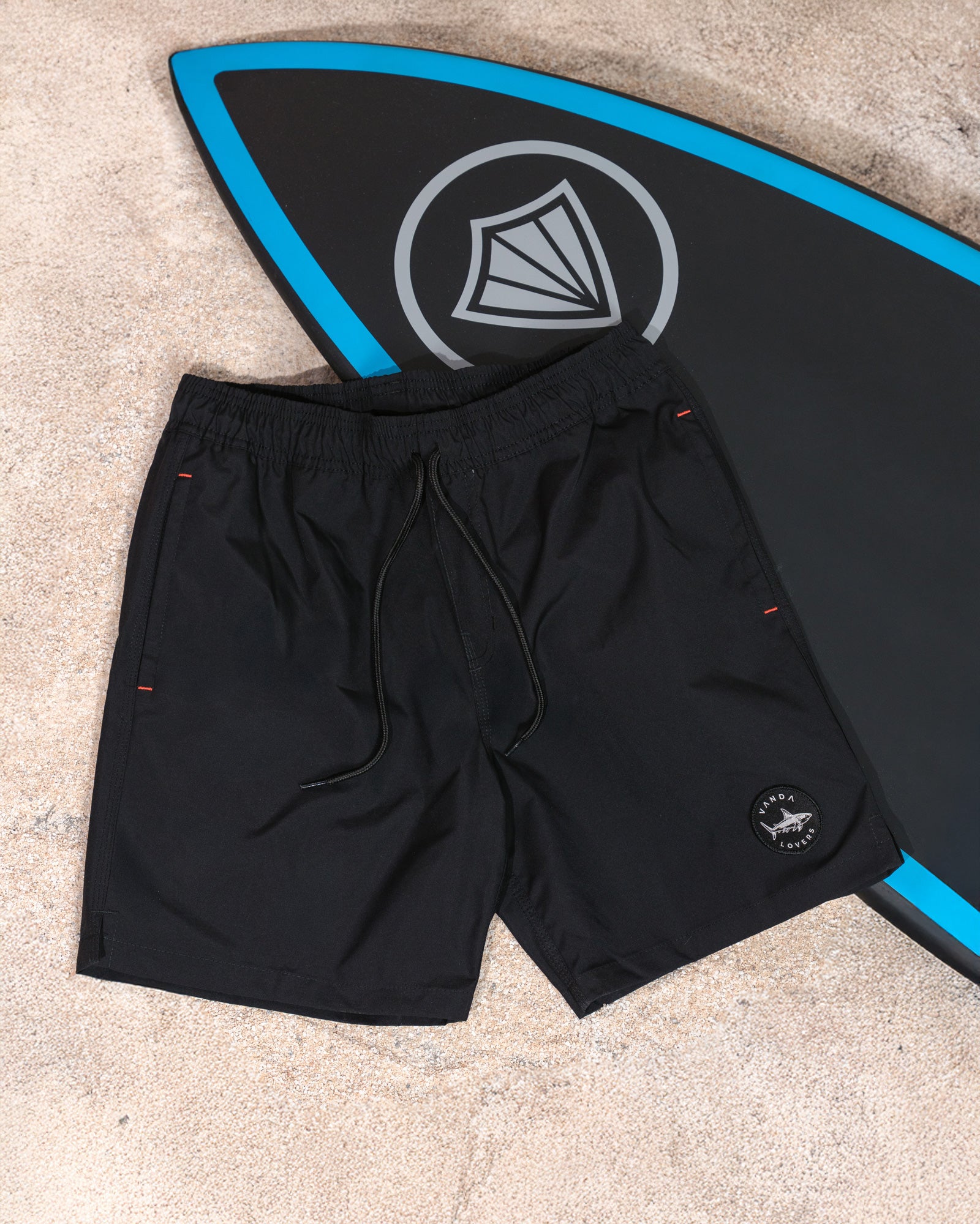 Pantaloneta Icon Shark Black SN