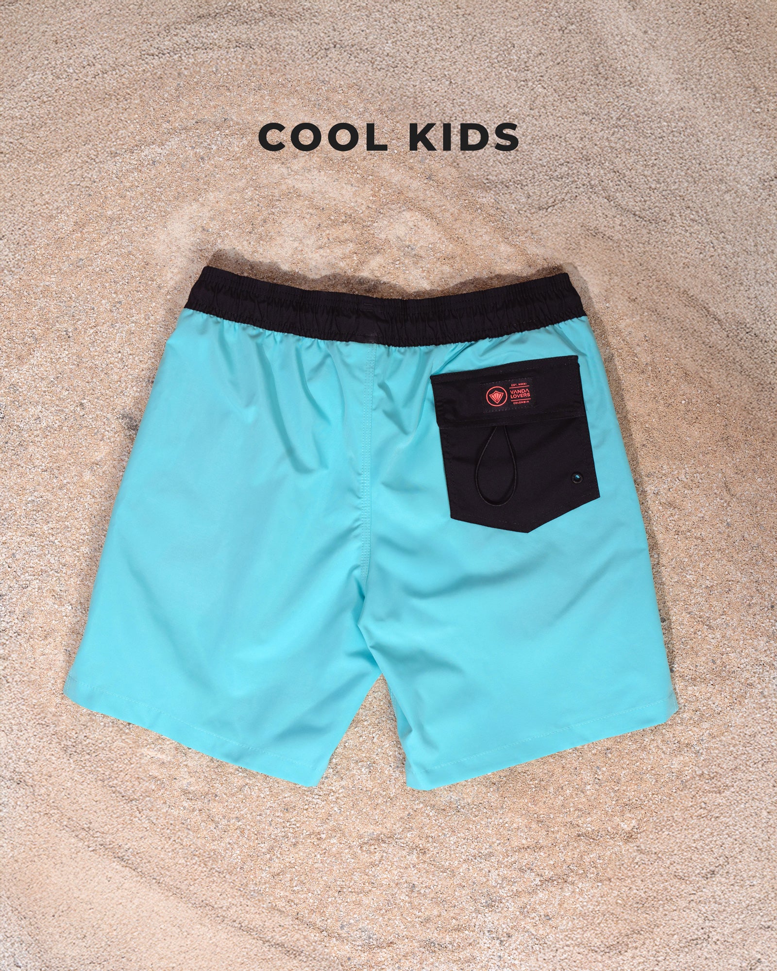 Pantaloneta Niño Icon Marlin Aqua