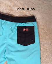 Pantaloneta Niño Icon Shark Aqua