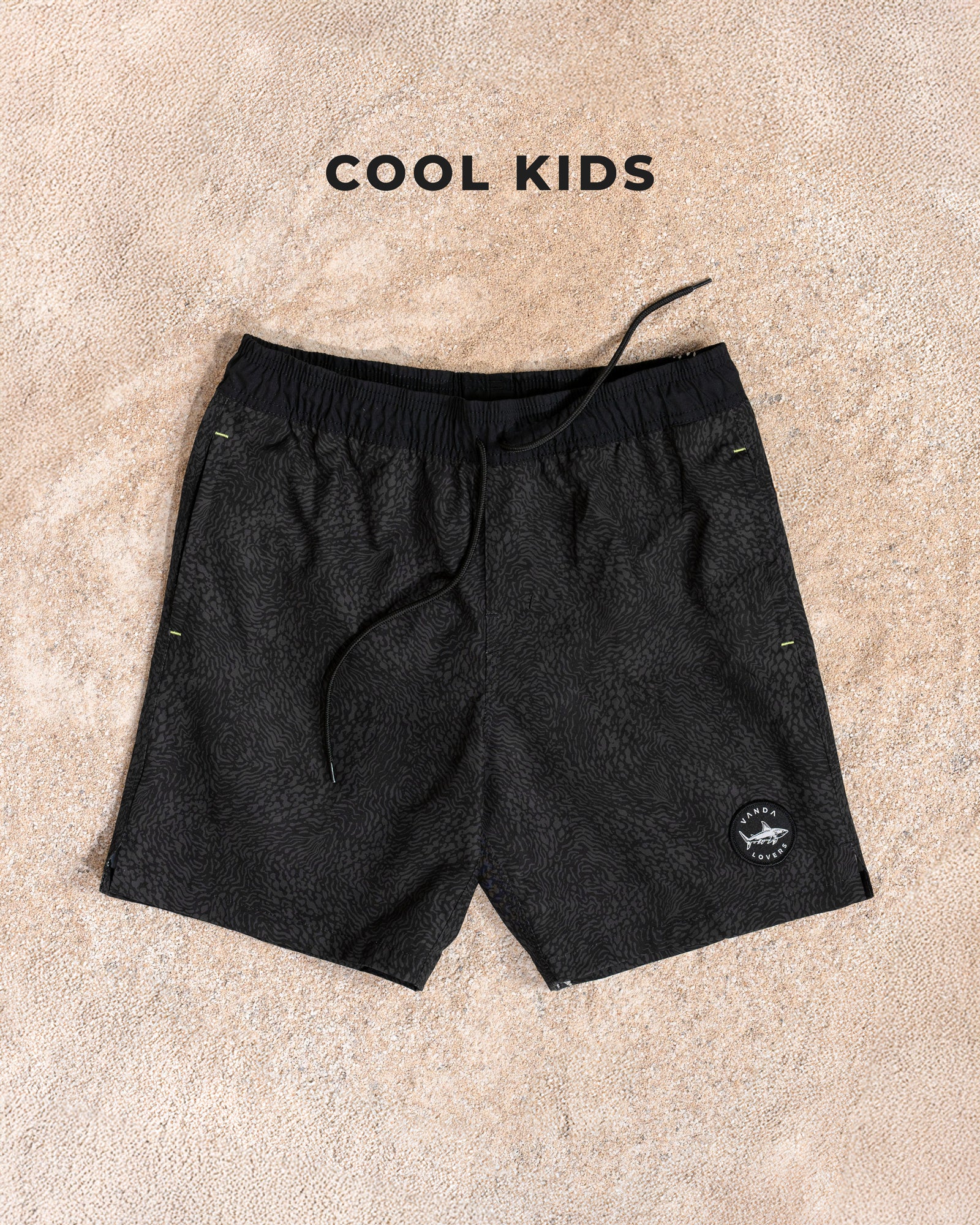 Pantaloneta Niño Icon Shark Savage Black YW