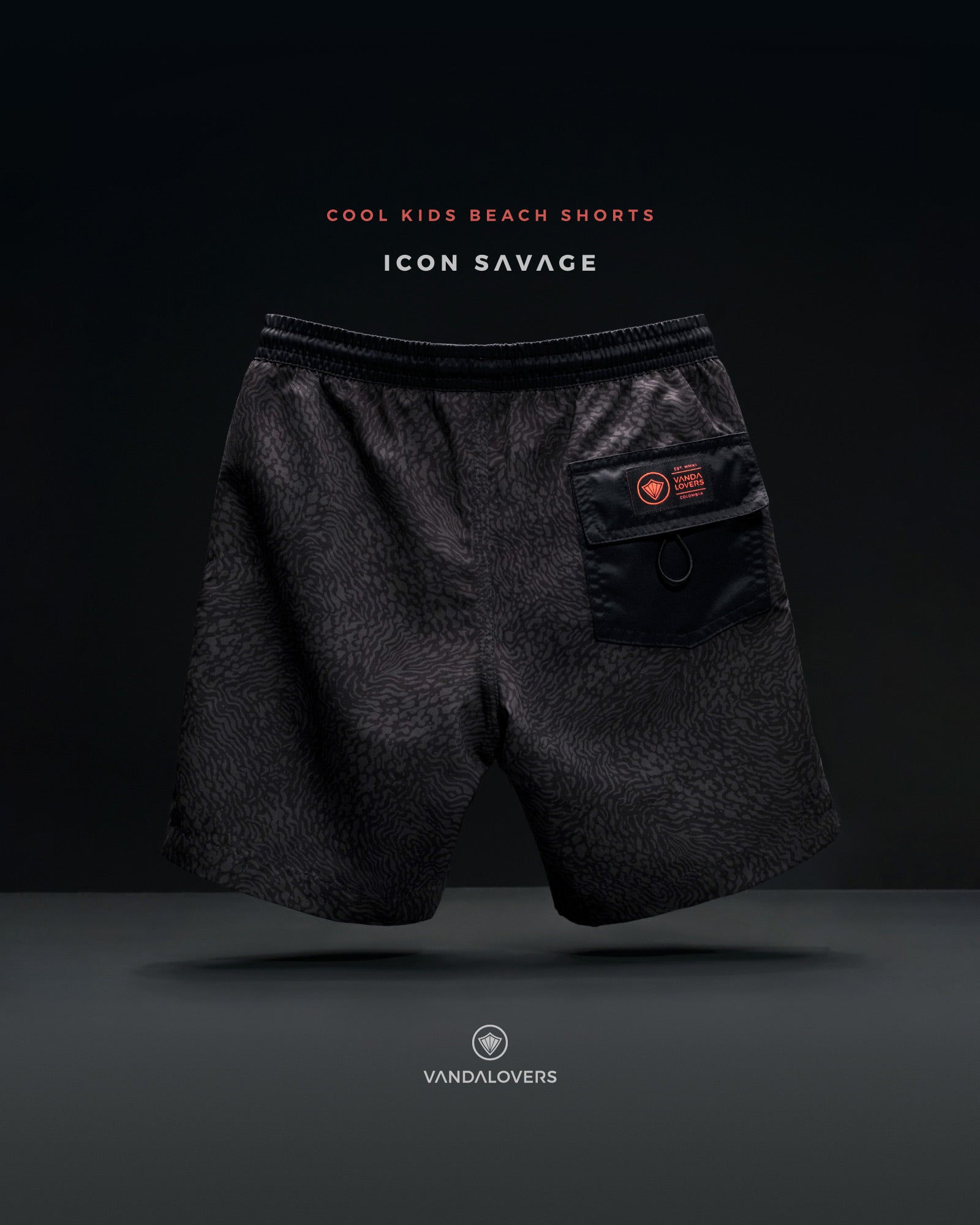 Pantaloneta Savage Black Niño