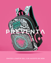 Morral Groove Sand Waves Black Aqua Pink