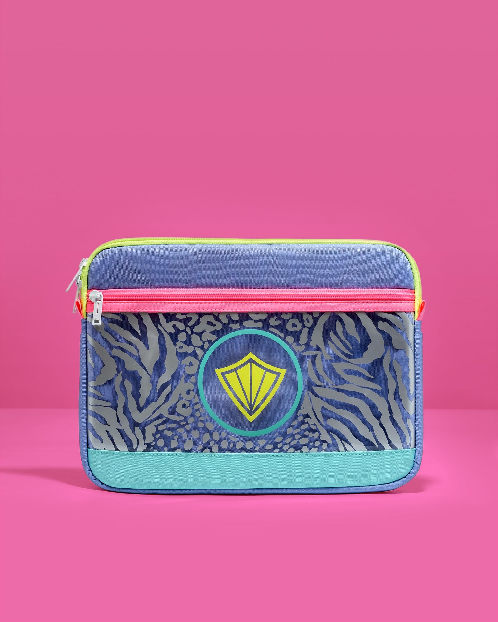 Funda Portátil Animal Violet Aqua
