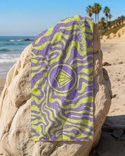 Toalla Microfibra Groovy Sand Waves Violet YW
